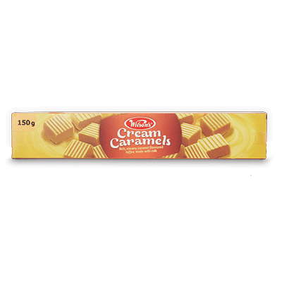 Wilson Cream Caramels 150G Sweets And Chocolates